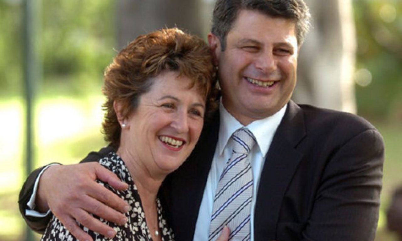 Terry and Steve Bracks the day he resigned as Premier